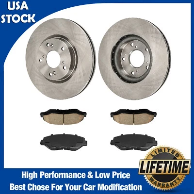 31381+D914 Front Brake Rotors Pads for Acura ILX 2013-2015 Honda CR-V 2005-2006 - Image 1 of 4