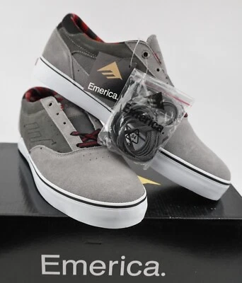Emerica The Provost  Skate Skateboard Shoes Mens US 11.5 Gray Red NOS - Image 1 of 4