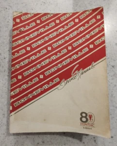 Pontiac Bonneville 1989 manual de servicio - libro original vintage - Imagen 1 de 7