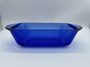 Anchor Hocking Brotform 1,5 Qt./1,5 L Glas Backform Kobaltblau - Bild 1 von 6