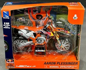NewRay KTM 450 SX-F Red Bull Aaron Plessinger #7 Dirt Bike 1:12 - Picture 1 of 1
