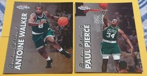 1999-00 Fleer Force Paul Pierce / Antoine Walker Holofoil cards - Boston Celtics