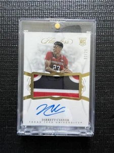02/25🔥 Patch Rookie Auto 2019 Panini Flawless Collegiate Jarrett Culver #106 - Picture 1 of 7