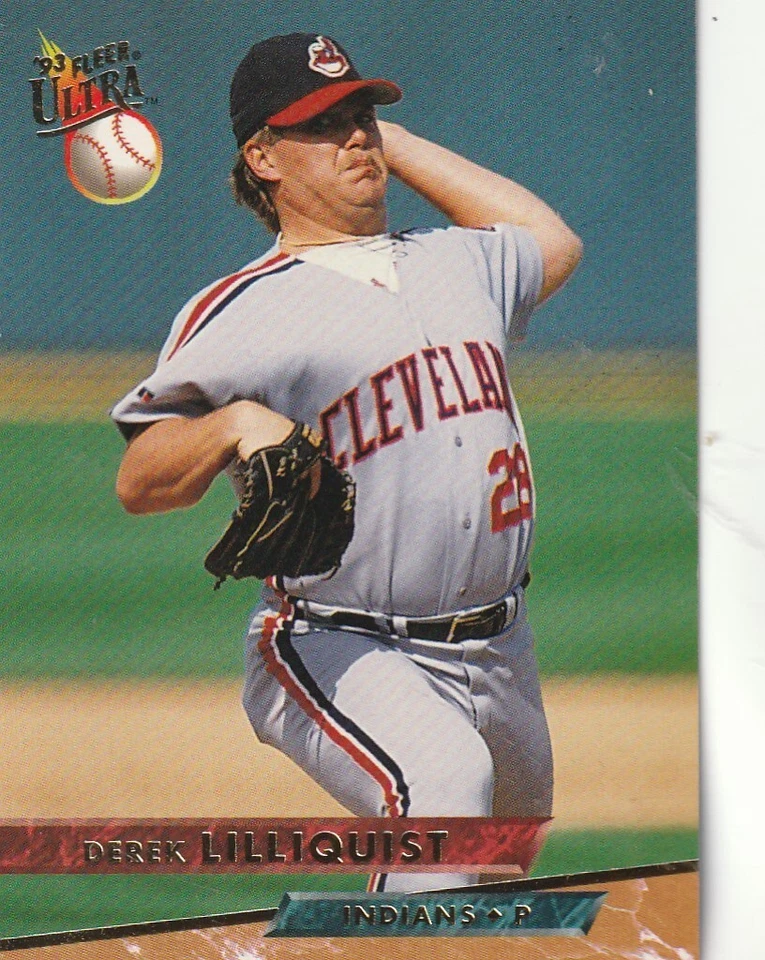 FREE SHIPPING-MINT-1993 Fleer Ultra Derek Lilliquist #187 INDIANS - Image 1 of 1
