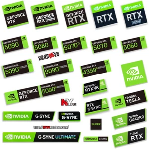 RTX 5090 5080 5070Ti 4799 Etykieta Naklejki Naklejki Na Laptop Komputer PC Tablet - Zdjęcie 1 z 32
