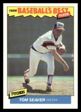 1986  Fleer Baseball's Best Sluggers vs. Pitchers #34 Tom Seaver White Sox