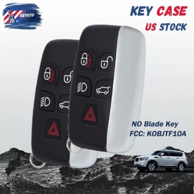 2 Remote Key Shell Case Fob for Land Rover LR4 Range Rover 2010-2020 KOBJTF10A Foto 1 de 4