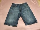 LEVIS 569 LOOSE STRAIGHT Men's Size 36 Cotton Denim Blue Jean Shorts