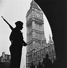 Cedric Drewe MP a member Parliamentary Home Guard stands guard - 1942 Old Photo