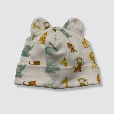 Gorro Kissy Bebé Blanco Estampado Animal Talla S Foto 1 de 3