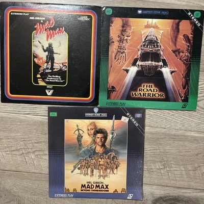 Mad Max Road Warrior Trilogy Laserdisc 3 Disc Set Beyond Thunderdome Apocalyptic - Image 1 of 4