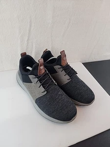 Skechers Herren Delson Camben Größe 11,5 Slipper Sneaker - Schwarz/Grau - Bild 1 von 9