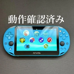 PS Vita PCH-2000 Aqua Blau Sony PlayStation Japan nur Konsole gebraucht s0396 - Bild 1 von 5