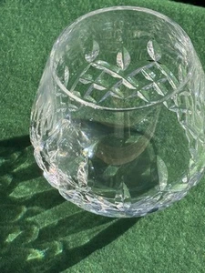 WATERFORD Cut Glass Crystal Reflections Tea Light Votive Candle Holder Round - Picture 1 of 4