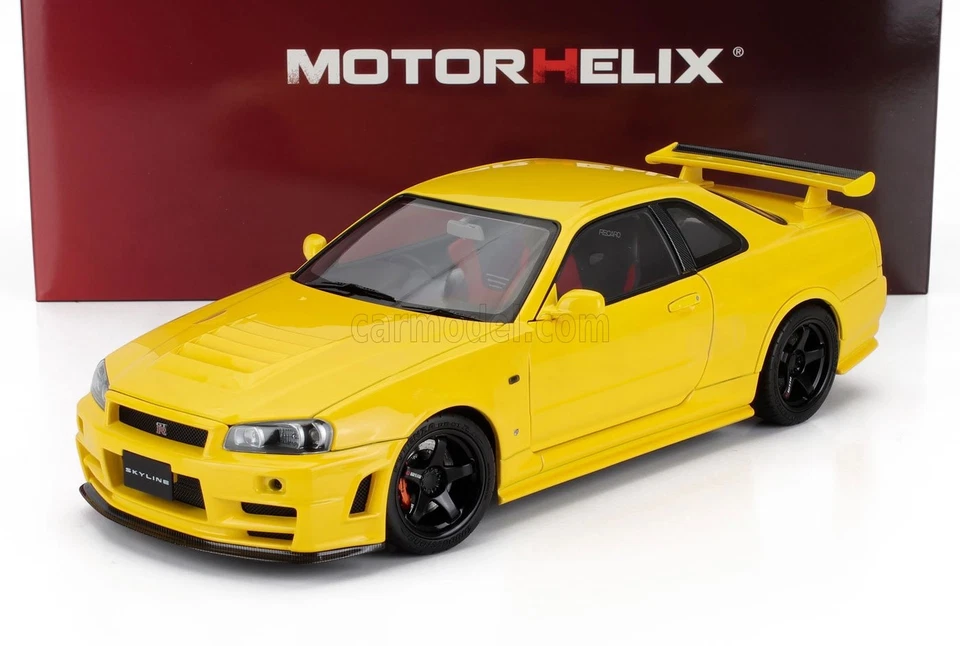 1/18 MOTORHELIX - NISSAN - SKYLINE GT-R (R34) COUPE CUSTOMIZED VERSION M83412 - Immagine 1 di 1