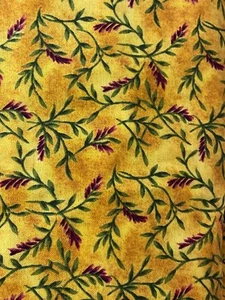 1 Yard Yellow/ Gold “ Su Casa “44” Wide 100% Cotton - Picture 1 of 1