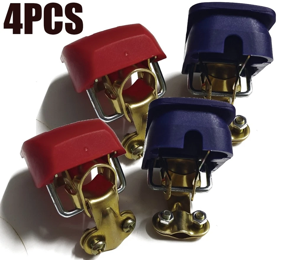 Conector de liberación rápida negativo positivo terminal de batería de coche 4X para barco automático Foto 1 de 4