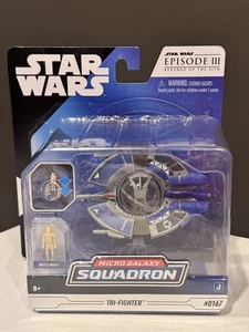 Star Wars Micro Galaxy Squadron Serie 8 Revenge of Sith Tri-Fighter #0167 NUEVO - Imagen 1 de 2