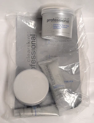 Almohadilla tónica clarificante profesional Avon Clearskin loción correcta exfoliante de poros profundos Foto 1 de 4
