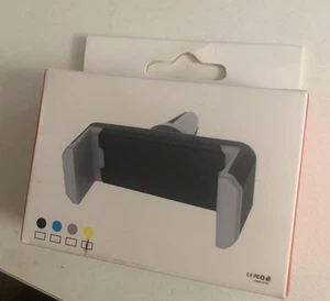 Supporto Telefono Griglia Ventilazione Auto Impugnature Estensibili Nero Spedizione Gratuita! - Foto 1 di 3
