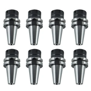 BT40 ER32 70mm Schafthalter Spannzangenfutter Splitter Werkzeughalter für CNC Fräsen 8tlg - Bild 1 von 6
