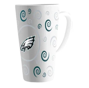 Philadelphia Eagles Latte Coffee Large 16oz Mug-Officially Licensed by NFL - Picture 1 of 1