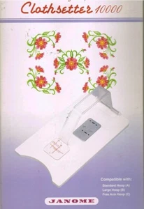 Janome Memory Craft Clothsetter 10000 with Extension Plate - Picture 1 of 3