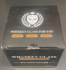 Old Lives Matter Whiskey Glass 10 Oz.Rock Glass in Gift Box With Gift Cards.