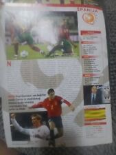 SPAIN FOOTBALL TEAM EURO 2004 YEAR  CROATIAN LANGUAGE CLIPPINGS  RARITY
