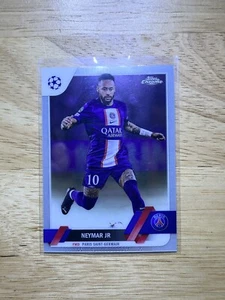 2022-23 Topps Chrome UEFA Club Competition - Neymar Jr - PSG - #10 - Picture 1 of 2