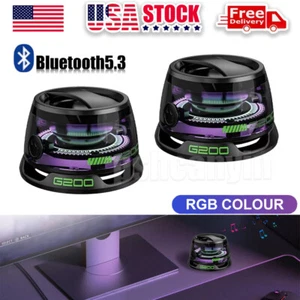 Mini Magnetic G200 Bluetooth Speaker Wireless RGB Lights Portable Phone Holder - Picture 1 of 12