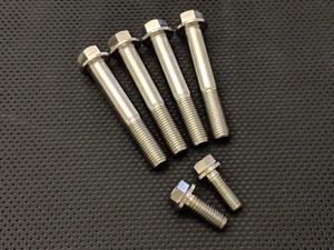 Aprilia RSV1000 Titanium brake caliper bolts full set 04-08 Ti hex mount bolts - Picture 1 of 4