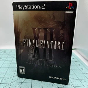Final Fantasy XII 12 Collector’s Edition PS2 Steelbook Complete Disc Damage - Picture 1 of 12