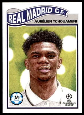 Aurelien Tchouameni 2022 Topps Living Set UEFA Champions League #498 - Image 1 of 2