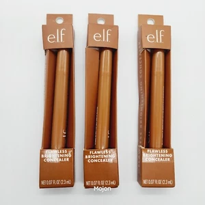 3-Pack elf Flawless Brightening Concealer Deep 50 W, With Warm Olive Undertones - Picture 1 of 9