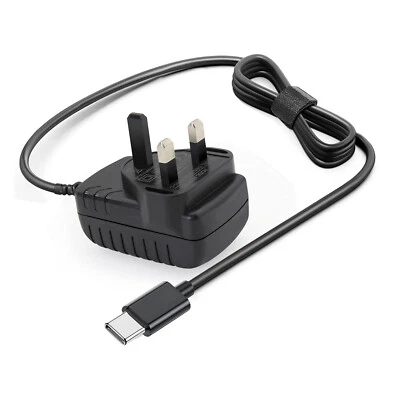 CUBEPLUG 5V 3A USB C Wall Charger with UK 3PIN Adapter for Samsung Galaxy