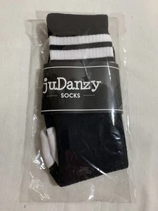 juDanzy Kids Black Knee Highs, Size 6+ NEW - Picture 1 of 3