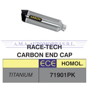 Terminale Race-Tech titanio con fondello carby Honda CB 500 F Anni 2019 2020 - Foto 1 di 6