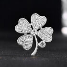 Creative Fashion Lucky Four-leaf Brooch For Women Girls Jewelry Wedding Pin- Aut