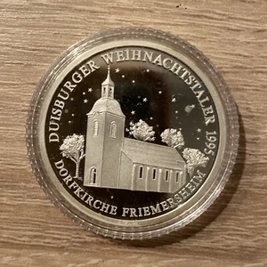 Duisburger Weihnachtstaler 1995 Top Zustand - Bild 1 von 2