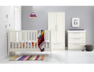 crib with attached changing table