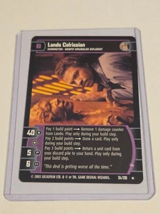 Lando Calrissian (A) - Star Wars TCG WoTC - Rare - Empire Strikes Back - Picture 1 of 2