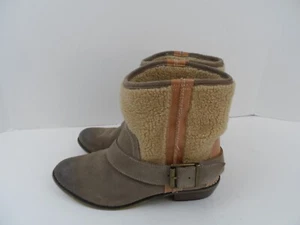 KELSI DAGGER Women's Suede Leather Ankle Bootie Boots Shoes - Size 9 - Picture 1 of 9