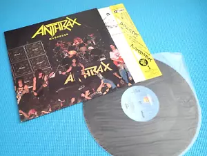 ANTHRAX 12" Madhouse / A.I.R. / Got Save The Queen 1986 Japan R15D-2037 OBI LP - Picture 1 of 3