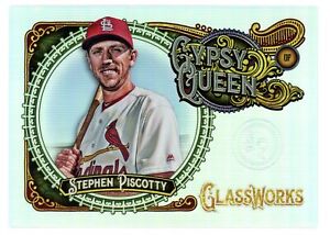 2017 Gypsy Queen GQ GlassWorks Box Toppers Stephen Piscotty Cardinals