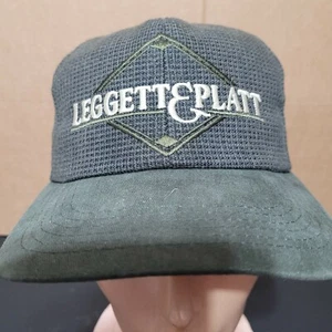 Vintage Leggett and Platt Snapback hat United States made Olive Color - Picture 1 of 9