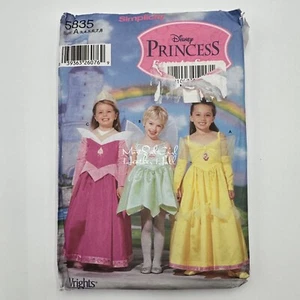 Disney Princess Costume Dresses Sewing Pattern 5835 By Simplicity UNCUT - Picture 1 of 4