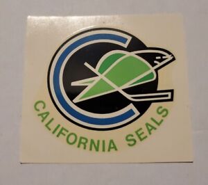 RARE Original 1970s Oakland California Seals Hockey Logo Sticker NHL 