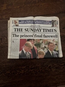 Original“The Sunday Times”plus magazine 7th Sept 1997 -Diana Princess of Wales - Picture 1 of 5