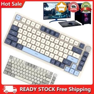 K85 RGB Backlit Keyboard 82 Key USB Interface with Rotary Button for Games Work - Picture 1 of 18